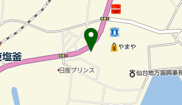 塩竈かき小屋本店の地図画像
