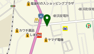 株式会社アステックコーポレーション塩釜営業所の地図画像