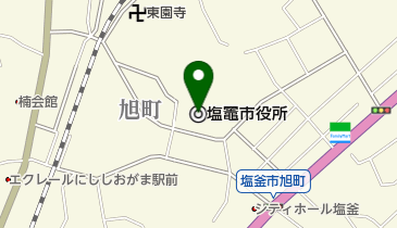 塩釜市職員労働組合の地図画像