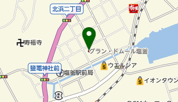 グランドムール塩釜管理人室の地図画像