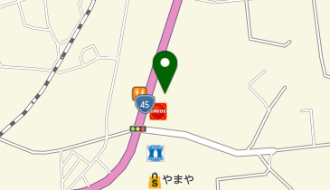 おの美容室の地図画像