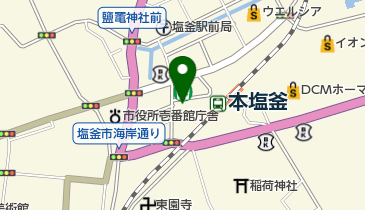 めがね工房しらとの地図画像