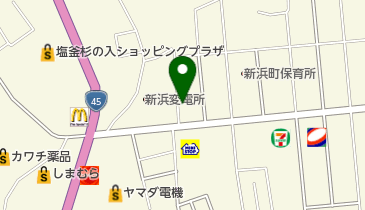 焼肉味一番の地図画像