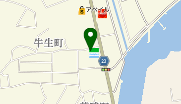 カットクラブヒロの地図画像
