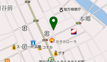 佐藤自動車鈑金塗装工場の地図画像