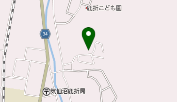 鹿折八幡神社の地図画像