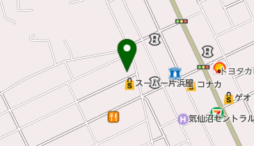 美容室KAYAの地図画像