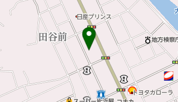 ほっと弁当田谷前店の地図画像