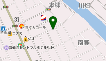 伊東理容所の地図画像