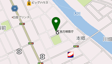 気仙沼区検察庁の地図画像