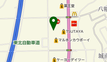 フジヤ白石店の地図画像
