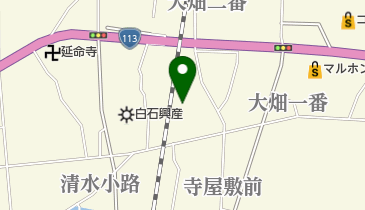 立正佼成会白石支部の地図画像