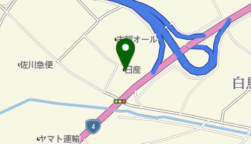 宮城日産自動車株式会社白石店の地図画像