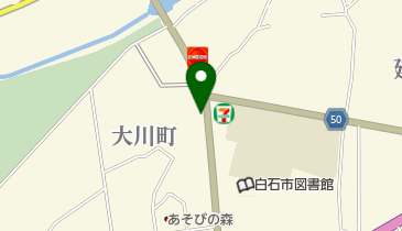 アオバ美容室の地図画像