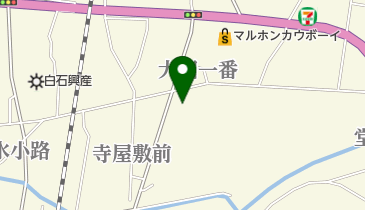 有限会社後藤不動産の地図画像