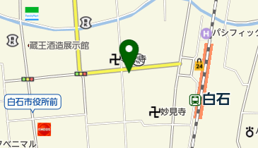 株式会社メガネセンター白石店の地図画像