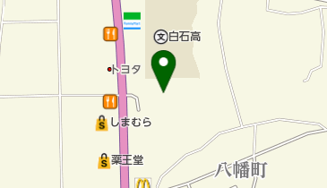 メガネの相沢白石セラビ店の地図画像