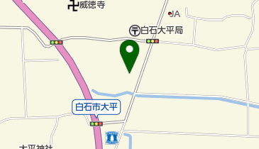 白石市役所 学校給食センターの地図画像