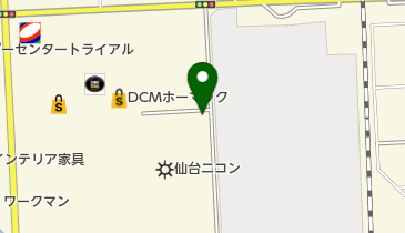 クリーニングサービストーヨー 田高店の地図画像