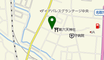 第六天神社の地図画像