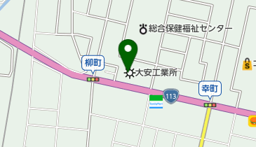 株式会社大安工業所 角田工場の地図画像