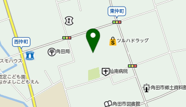 角田市 角田児童センターの地図画像