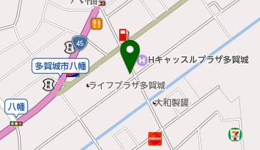 明月苑多賀城店の地図画像