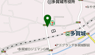あずみのクリーニング店の地図画像