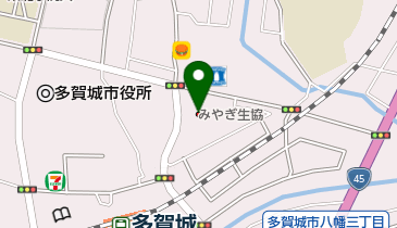 株式会社神奈川クリーニング 生協多賀城店の地図画像