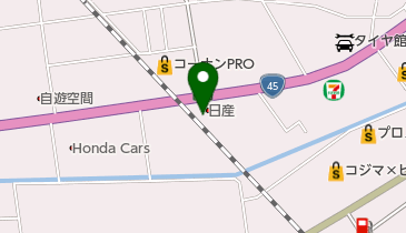 有限会社吉田モータースの地図画像