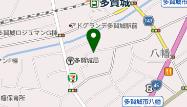 小畑時計店の地図画像