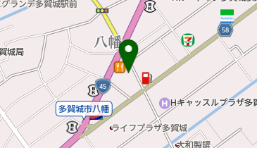 笠神不動産の地図画像