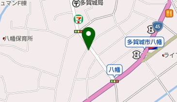 ヘアーショップラインの地図画像