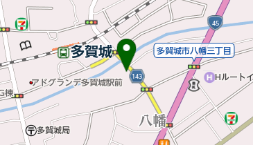 すしの貴伸の地図画像