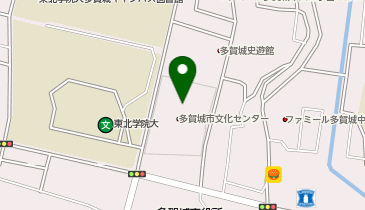 多賀城市役所 文化センター 市民会館の地図画像