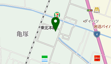 大久金物店の地図画像