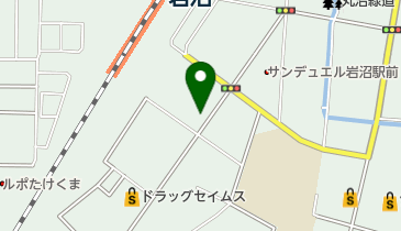 だいこんの花の地図画像