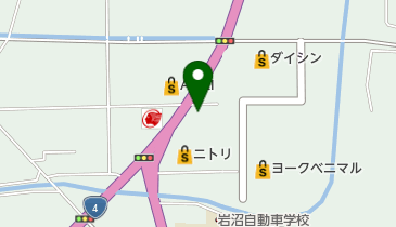 まるまつ岩沼店の地図画像