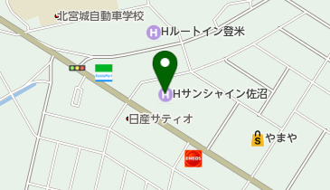 サンシャイン佐沼衣裳室マルマンの地図画像