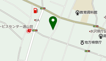 砂金金物店の地図画像