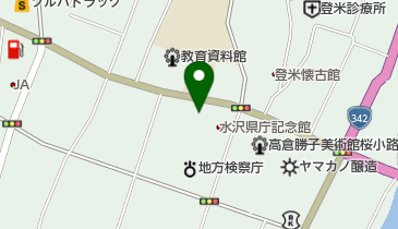 靴のいわぶちの地図画像