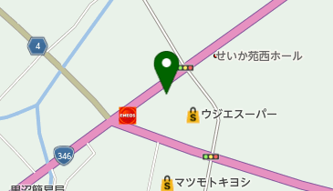 千洋十文字店の地図画像