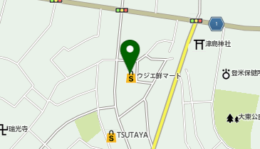 ウジエスーパー 南佐沼店の地図画像