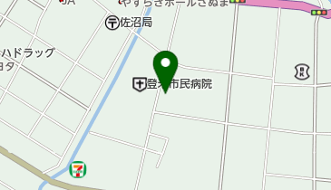 天満屋塗料店の地図画像