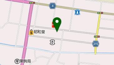 本間クリーニング店の地図画像