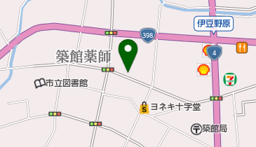 メガネ相互築館店の地図画像