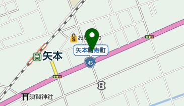 ケーキショップアカマの地図画像