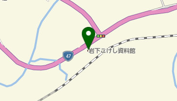 岩下こけし資料館の地図画像
