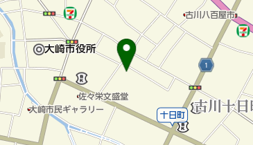 黒羽せともの店の地図画像