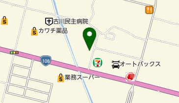 ダック動物病院の地図画像